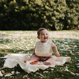 Mushie Silicone Baby Bib – Adjustable Catch-All Bib