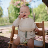 Mushie Silicone Baby Bib – Adjustable Catch-All Bib