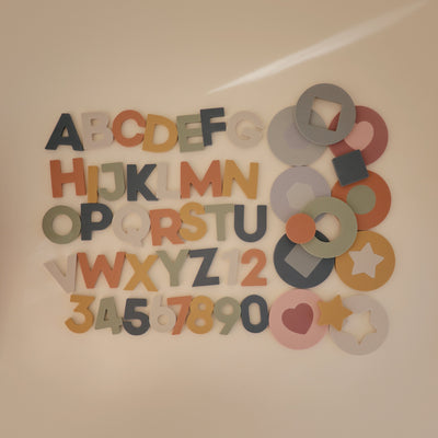 Mushie Foam Bath Shape Puzzle