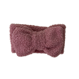 Luna + Luca Teddy Headband - Dark Rose