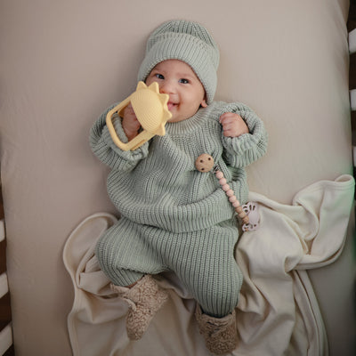 Organic Chunky Knit Baby Sweater