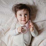 Mushie Bunny Teether – Silicone Baby Teething Toy