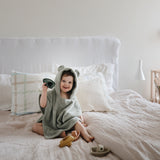 Organic Cotton Bear Hooded Poncho Towel