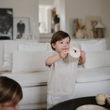 Mushie Silicone Snack Cup – Spill-Proof Toddler Snack Container