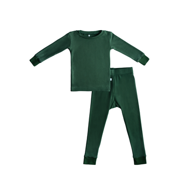 Dreamland Baby Toddler/Kids Bamboo Pajamas – Forest Green