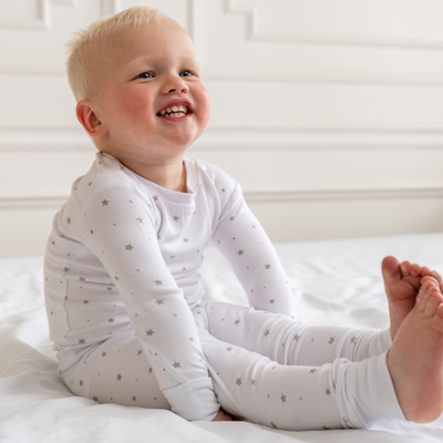 Dreamland Baby Toddler/Kids Bamboo Pajamas – Grey Star