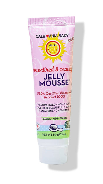 California Baby Jelly Mousse Hair Gel – Medium Hold Styling for Sensitive Scalp