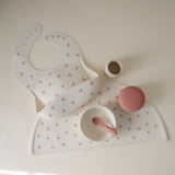 Mushie Silicone Baby Bib – Adjustable Catch-All Bib