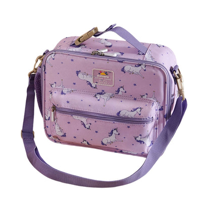 SUNVENO Kids Lunch Box Cooler Bag – Blue Dinosaur