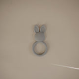 Mushie Bunny Teether – Silicone Baby Teething Toy