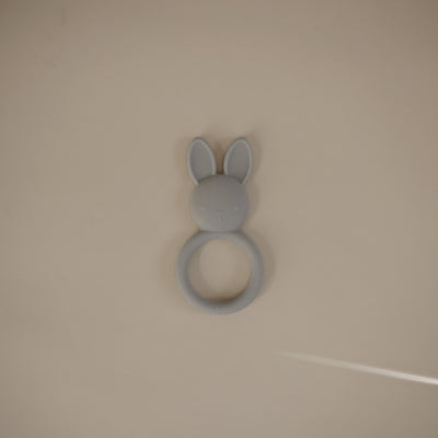 Mushie Bunny Teether – Silicone Baby Teething Toy