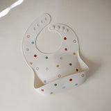 Mushie Silicone Baby Bib – Adjustable Catch-All Bib