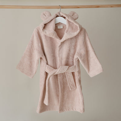 Organic Cotton Bear Hooded Robe