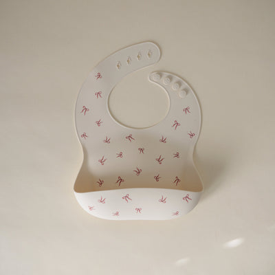 Mushie Silicone Baby Bib – Adjustable Catch-All Bib
