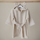 Organic Cotton Bear Hooded Robe