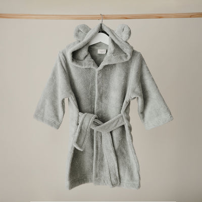 Organic Cotton Bear Hooded Robe