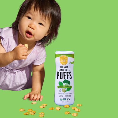 Broccoli & Spinach Organic Grain Free Puffs 6+Month