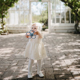 Silicone Daisy Rattle Teether