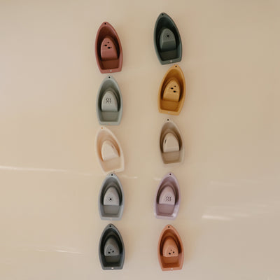 Stackable Bath Boats Toy Set