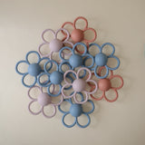 Silicone Daisy Rattle Teether