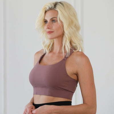 Venice 3 Ultimate Support Full Coverage Nursing & Pumping Sports Bra (Desert Dusk)