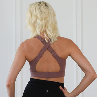 Venice 3 Ultimate Support Full Coverage Nursing & Pumping Sports Bra (Desert Dusk)