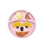 Stay-Put Suction Silicone Plate – 7.5 in Food-Grade BLW Feeding Plate