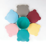 Stay-Put Silicone Suction Bowl with Lid