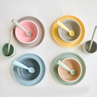 100% Food-Grade Silicone Baby Bowl 6.5in – 300ml Feeding Bowl