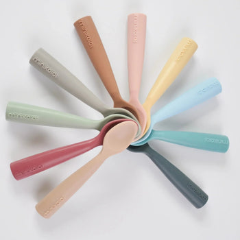 Silicone Baby Feeding Spoon – 100% Food Grade | Soft Teething Spoon for BLW