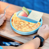 Stay-Put Suction Silicone Plate – 7.5 in Food-Grade BLW Feeding Plate