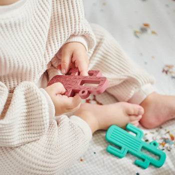 Silicone Teether – Food-Grade Baby Teething Toy for Easy Grip