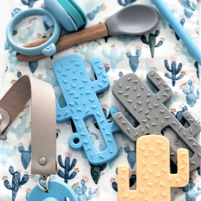 Silicone Teether – Food-Grade Baby Teething Toy for Easy Grip