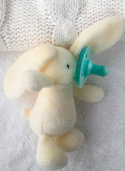 Silicone Pacifier with Soft Toy for Newborns – Gum-Friendly Comfort Soother