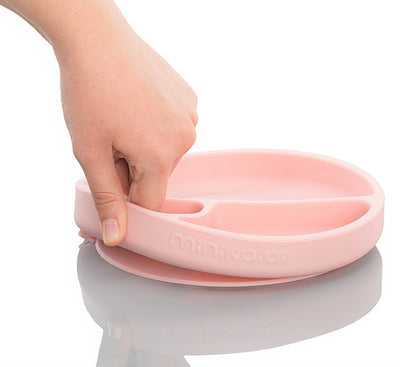 Stay-Put Suction Silicone Plate – 7.5 in Food-Grade BLW Feeding Plate