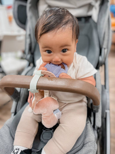 Bitzy Busy Ring™ Teething Activity Toy – Rainbow