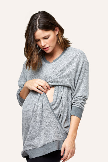 NOM Maternity Jo Nursing Sweatshirt