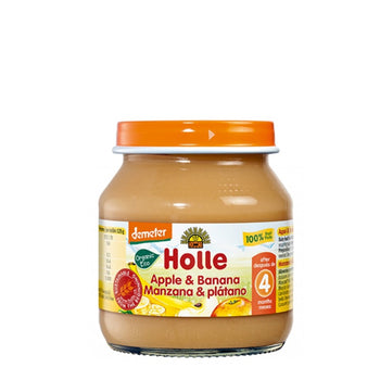 Holle 100% Apple Puree 125 g (106601) (EXP:01/10/27)