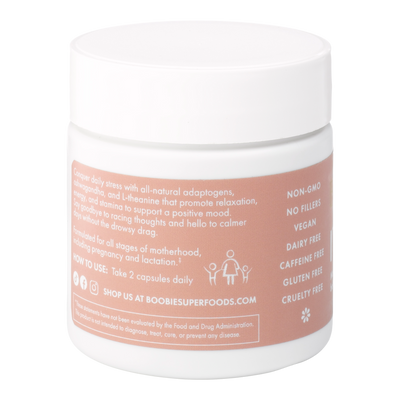 BOOBIE Relax Mom – Mood, Stress & Focus Support Supplement for Moms