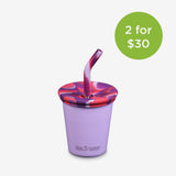 10 oz Kid's Cup with Straw Lid