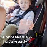 Olababy 11oz Kids Silicone Tumbler with Straw Lid – Toddler Straw Cup, Cup-Holder Base, 12 Months+