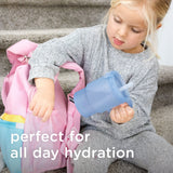 Olababy 11oz Kids Silicone Tumbler with Straw Lid – Toddler Straw Cup, Cup-Holder Base, 12 Months+