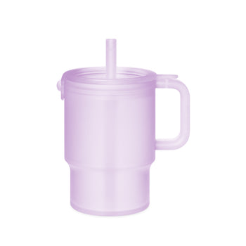 Olababy 11oz Kids Silicone Tumbler with Straw Lid – Toddler Straw Cup, Cup-Holder Base, 12 Months+