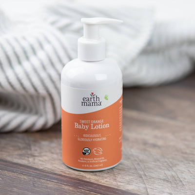 Earth Mama Sweet Orange Baby Lotion – Comforting Moisture with a Citrus Twist