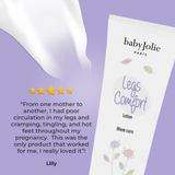 Baby Jolie Comfort Legs Cream – Pregnancy Leg & Foot Relief