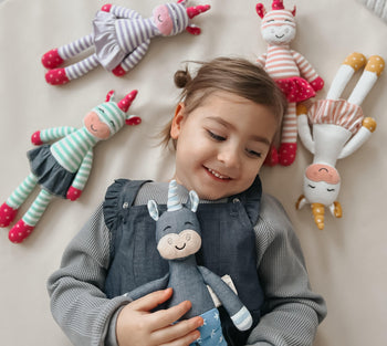 Apple Park Tiny Dancing Unicorn - Blue