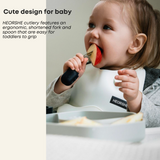 Spoon and Fork Set Black