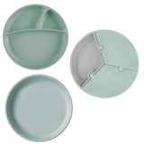 Silicone Suction Plate Collection – Puzzle, Portions & Basics (Food-Grade BLW Plates)