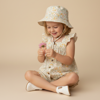Makemake Organics Organic Bucket Sun Hat - Bloomfield