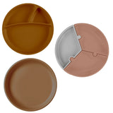 Silicone Suction Plate Collection – Puzzle, Portions & Basics (Food-Grade BLW Plates)